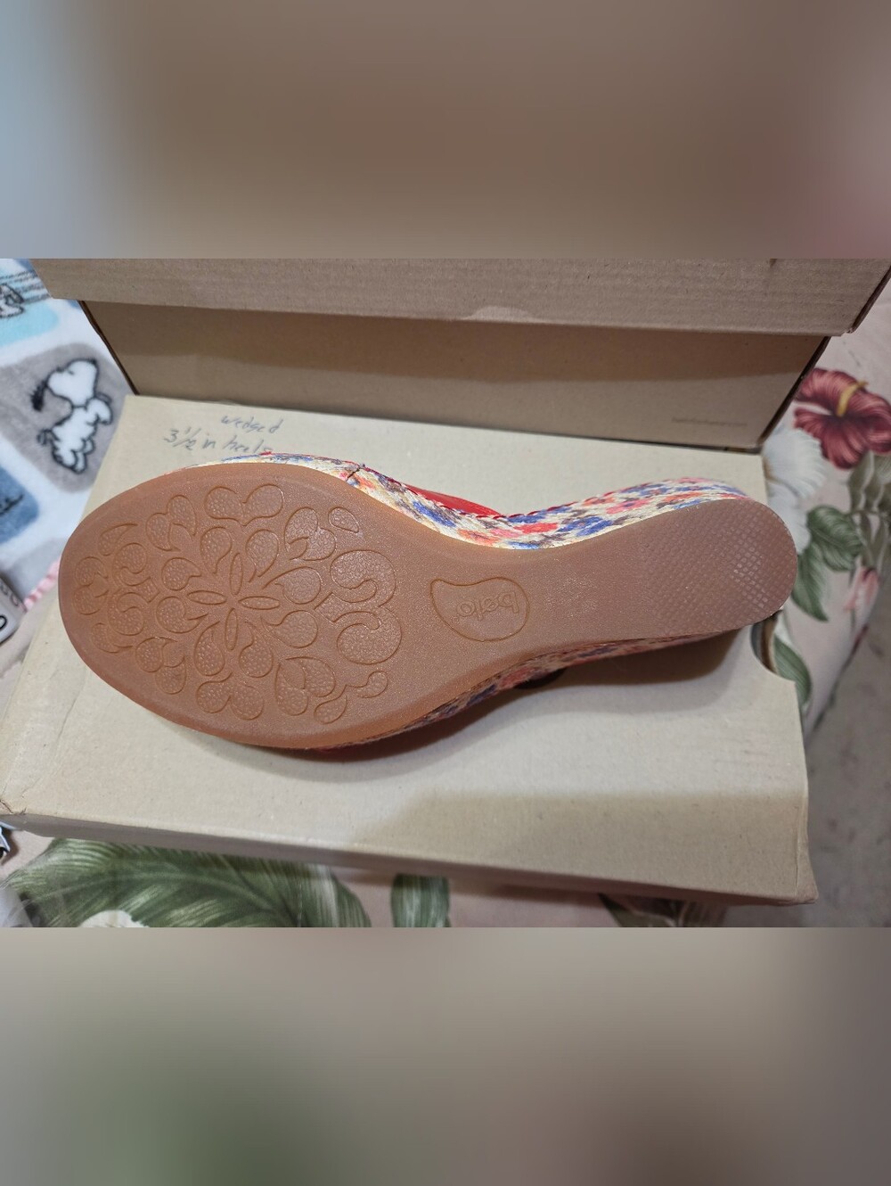 #269 Bolo-Zetta Slip On Wedged Sandals,sz.10 Asst.Colors Avail - Picture 4 of 11